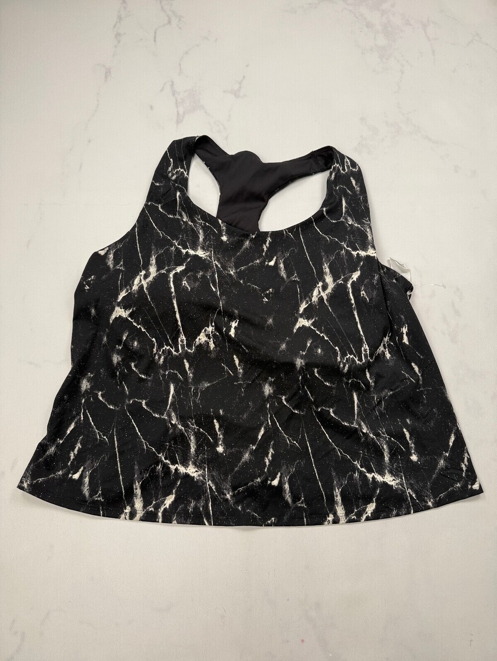 Old Navy Active Tank Top Black Current Built-In Bra - Womens 4X
